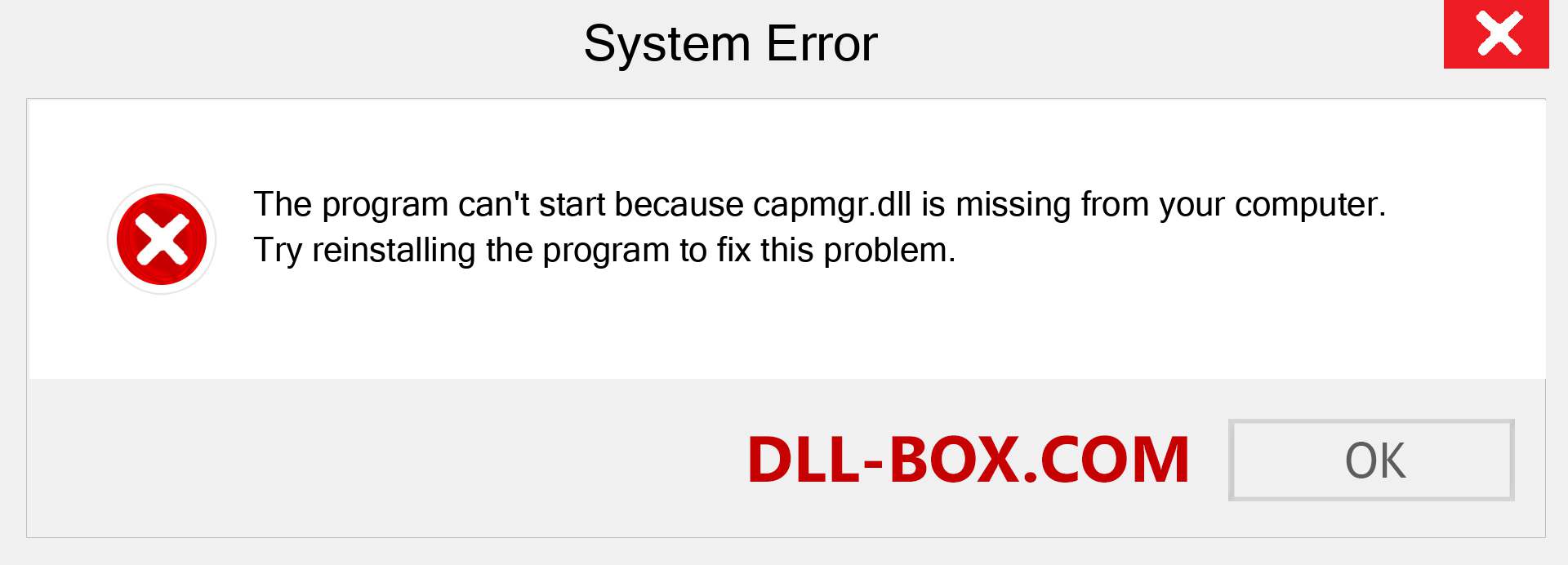  capmgr.dll file is missing?. Download for Windows 7, 8, 10 - Fix  capmgr dll Missing Error on Windows, photos, images